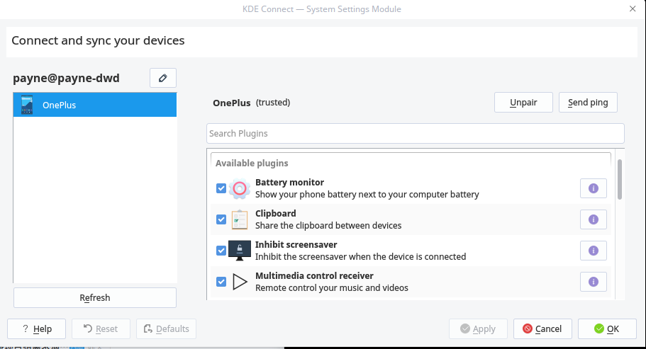 kde-connect-settings