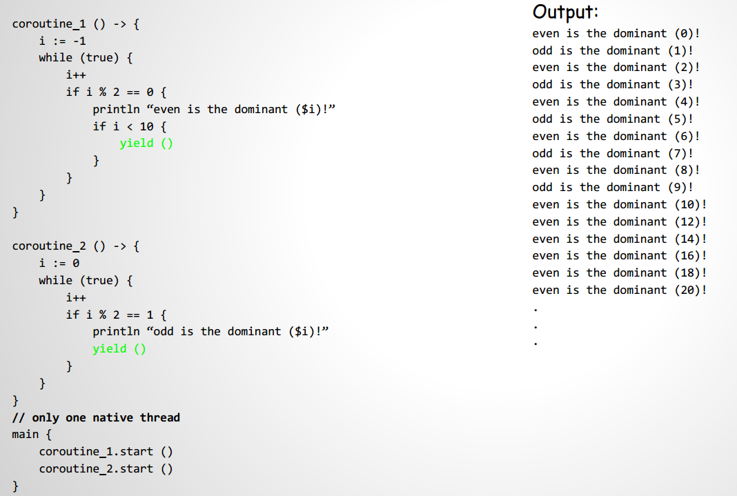 coroutine-pseudo